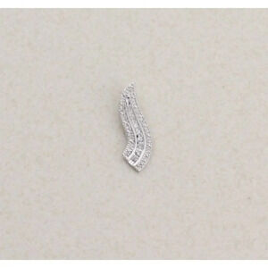 Pendant Only 10k White Gold .10 Carat Diamond Pendant Sparkly Bright
